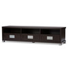 Baxton Studio Gerhardine Wood 63-Inch TV Cabinet with 3-drawer 118-6502
